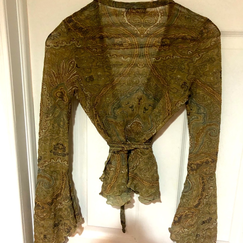 Beautiful wrap blouse